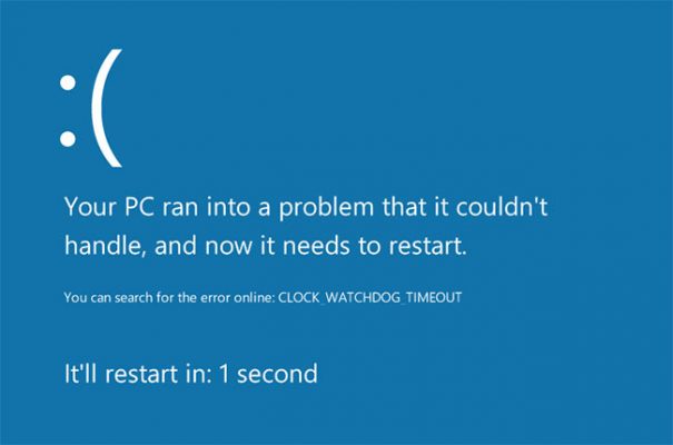 Sửa Lỗi Clock Watchdog Sửa Lỗi Clock Watchdog và PC