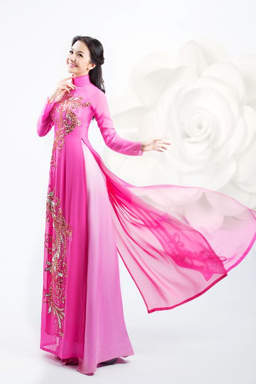 Áo dài vải Chiffon